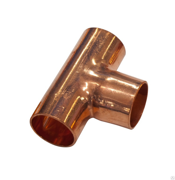 Тройник медный 35 мм